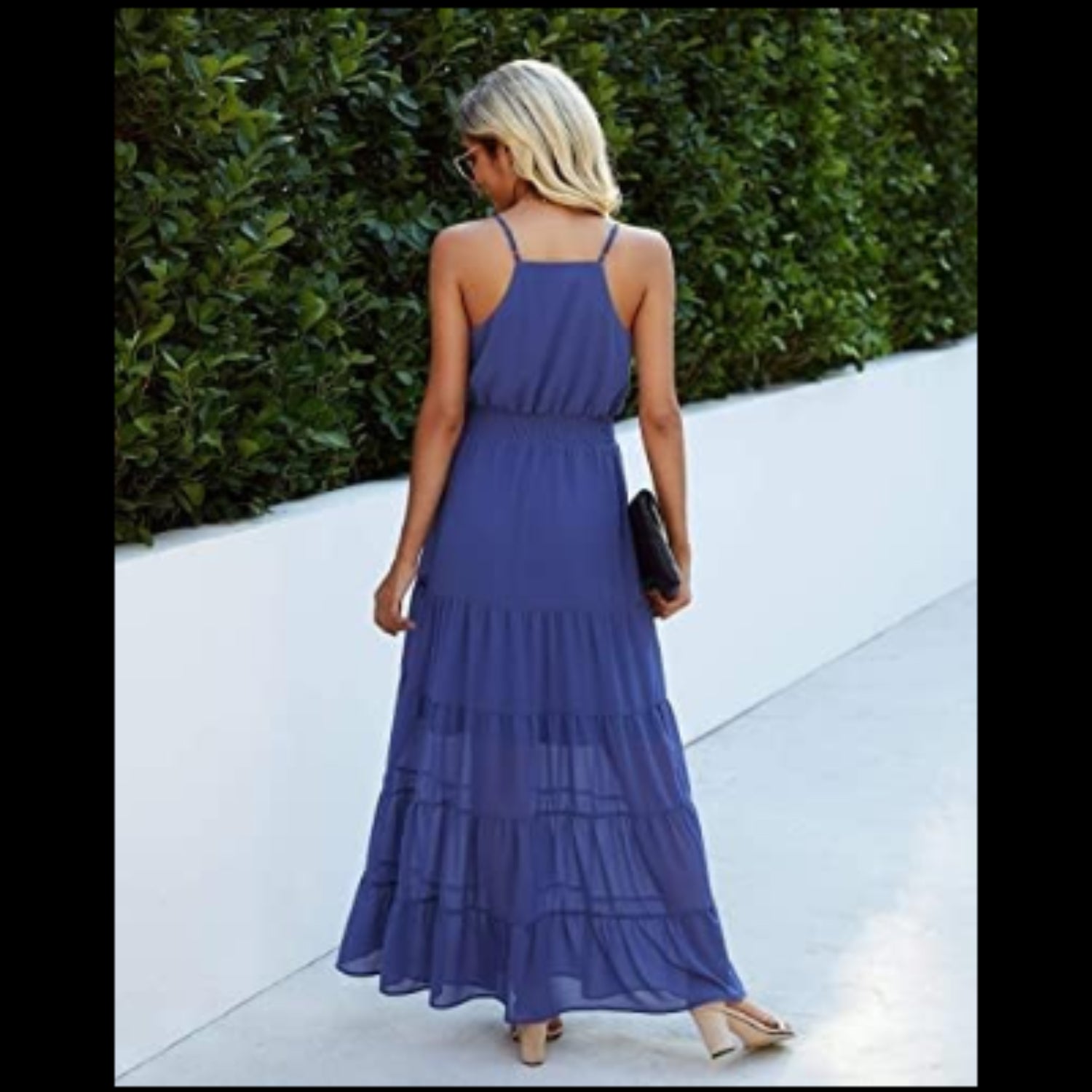 C51 - PRETTYGARDEN Women's 2026 Summer Maxi Dress Spaghetti Strap Sleeveless High Waist Beach Vacation Long Sundresses