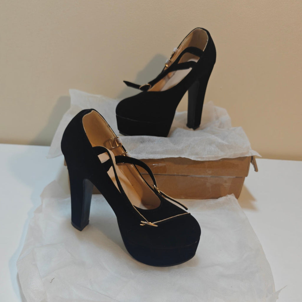 C61 - High Heels for Women Oxford Shoes for Women Plus Size Ladies Sexy Women Shoes High Heel