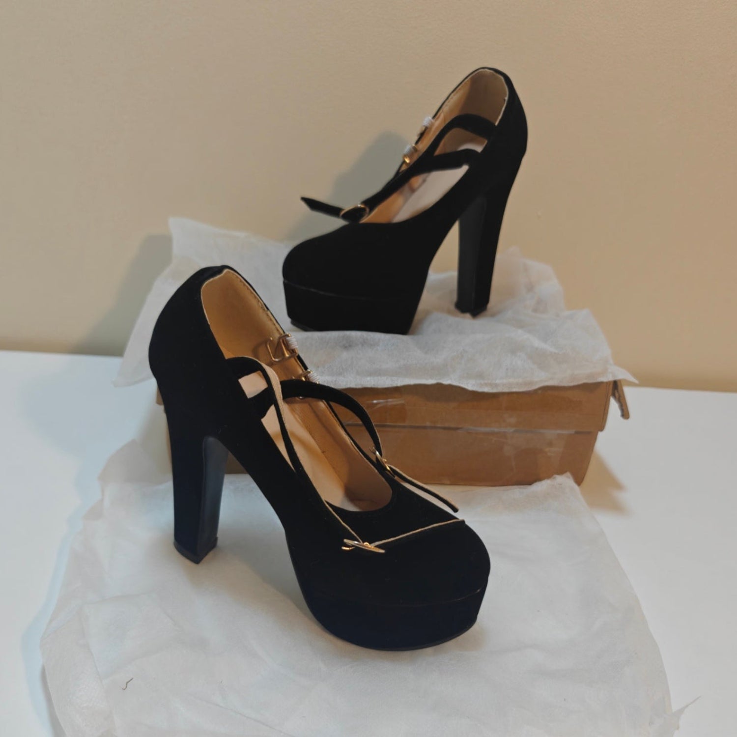 C61 - High Heels for Women Oxford Shoes for Women Plus Size Ladies Sexy Women Shoes High Heel