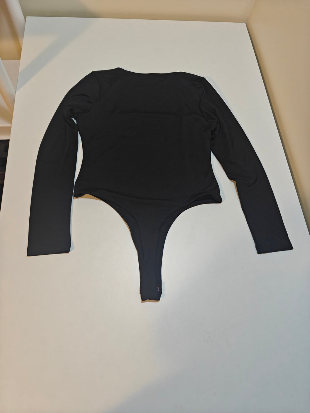 C63 - LILAMOR Body Suit, Women's Sexy Square Neck Long Sleeve Bodysuit - Bodysuit Women, Double Lined Women's Tops