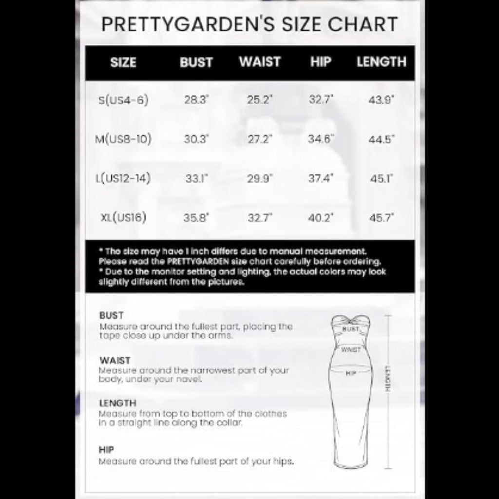 C65 - PRETTYGARDEN Women's Bodycon Long Dresses Summer Strapless Tube Twist Knot Front Ribbed Knit Maxi Cocktail Dress