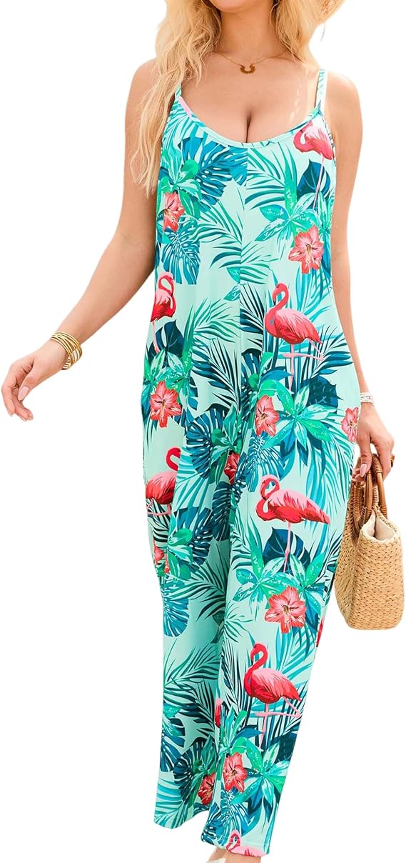 C6 - MAKABO Summer Floral Jumpsuits for Women