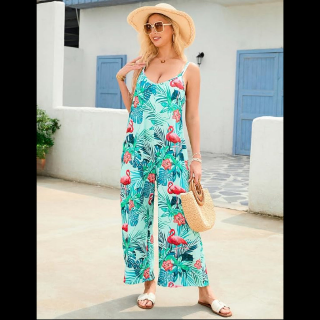 C6 - MAKABO Summer Floral Jumpsuits for Women
