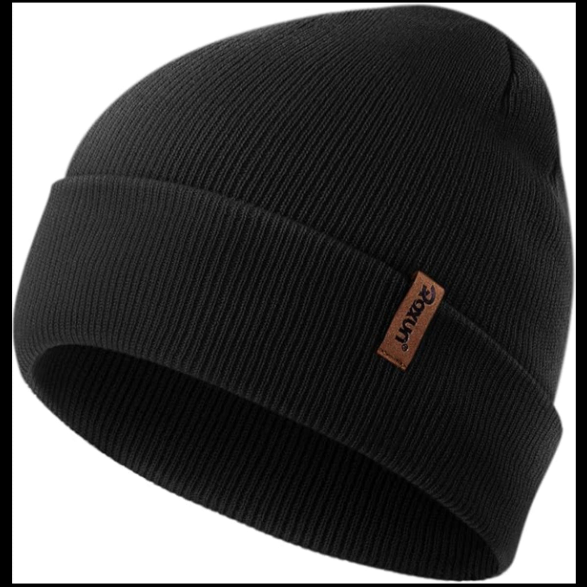 C78 - ROXUN Knitted Beanie with Turn-Up Brim for Men/Women, Soft and Warm Unisex Winter Hat