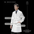 C79 - Men's Lab Coat – Slim fit, durable fabric, professional medical coat, smartphone and tablet pocket