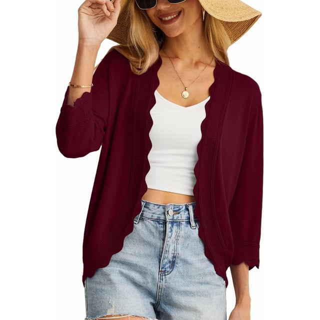 C81 - Yesfashion Women's Lightweight Open Front Summer Cardigan