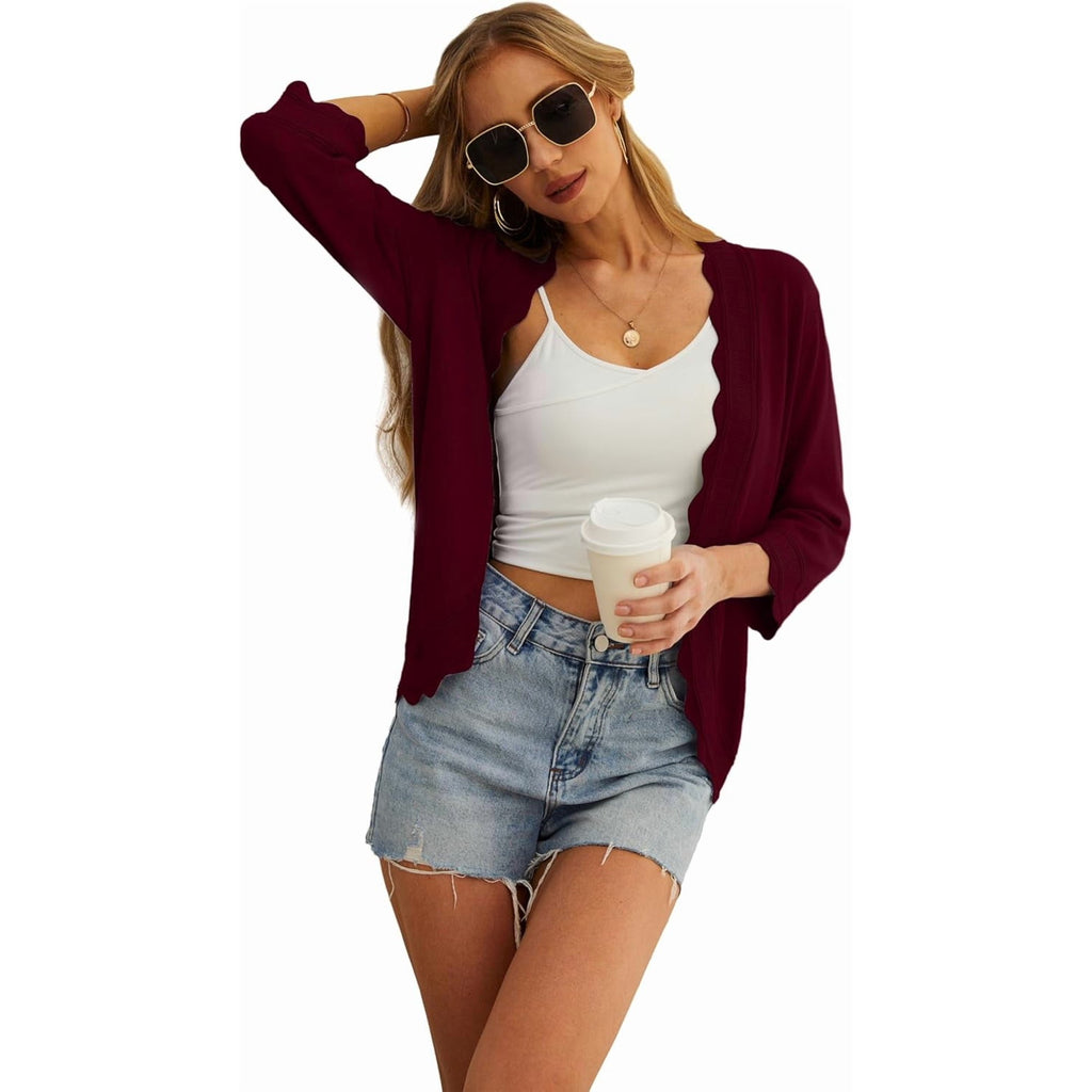 C81 - Yesfashion Women's Lightweight Open Front Summer Cardigan