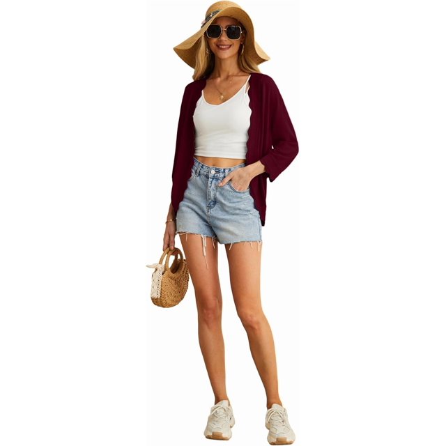 C81 - Yesfashion Women's Lightweight Open Front Summer Cardigan