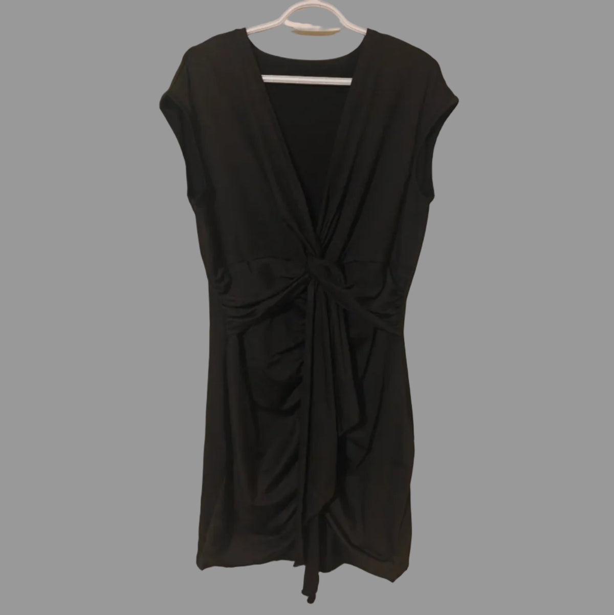 A83 - Women's Sexy Plus Size Bodycon Sleeveless Drawstring Ruched Mini Club Dresses