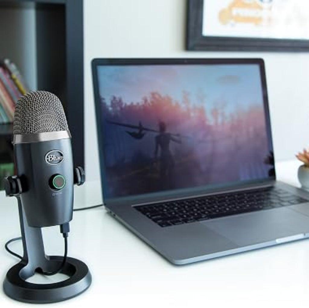 E1 - Blue Yeti Nano Premium USB Mic for Recording and Streaming, Shadow Grey (Renewed)