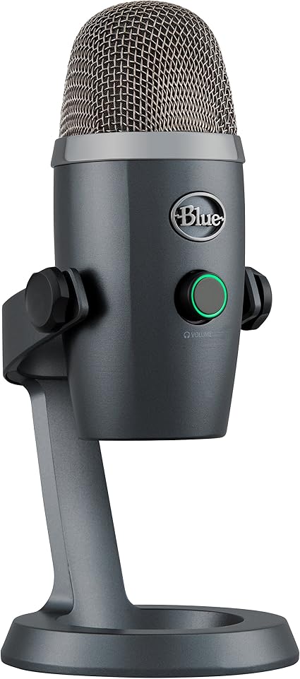 E1 - Blue Yeti Nano Premium USB Mic for Recording and Streaming, Shadow Grey (Renewed)