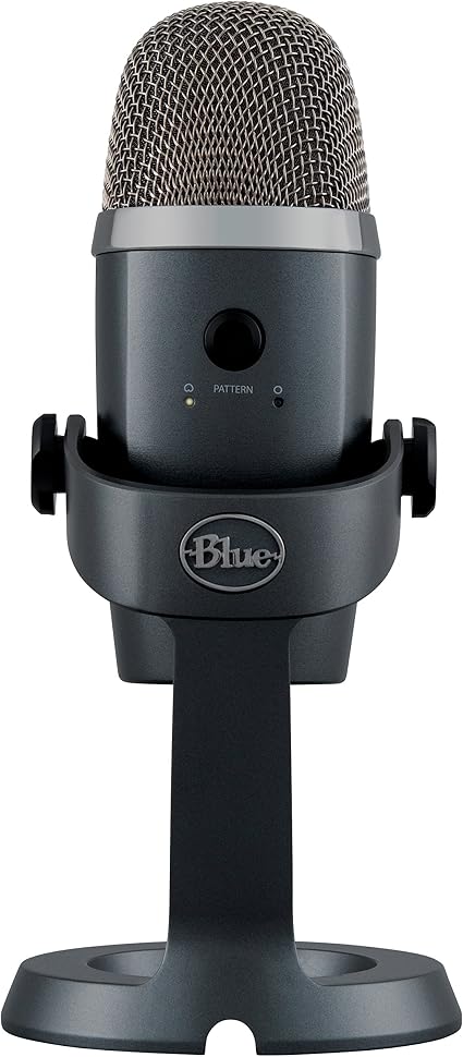 E1 - Blue Yeti Nano Premium USB Mic for Recording and Streaming, Shadow Grey (Renewed)