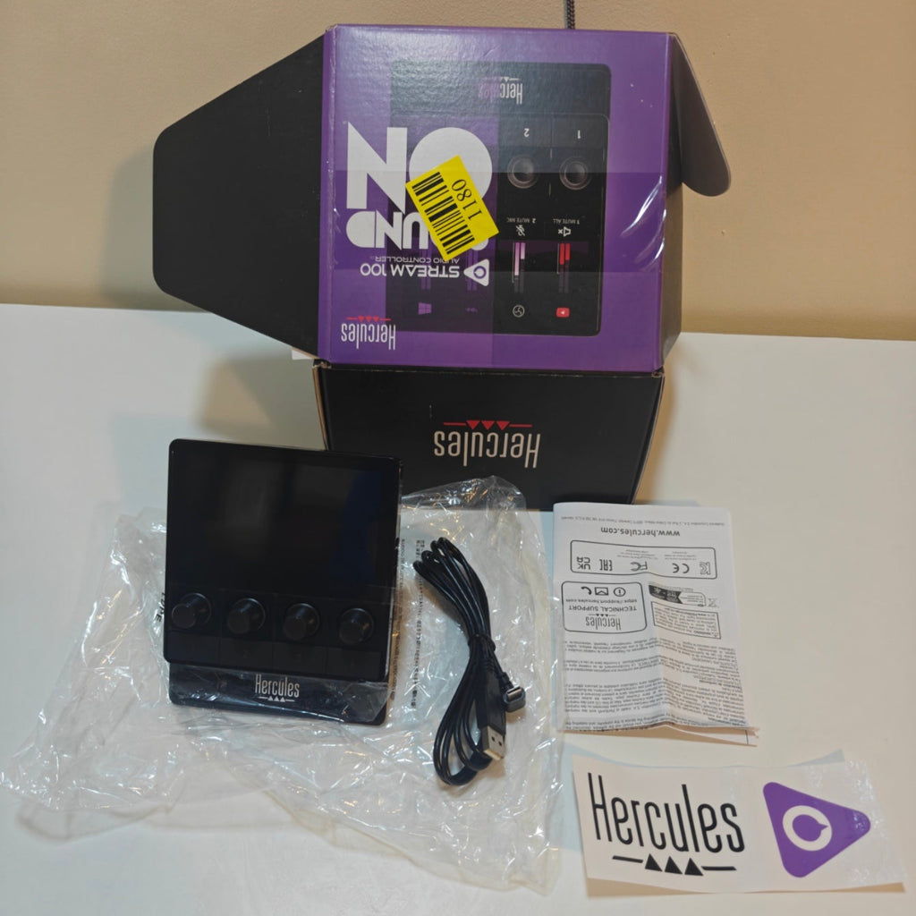 E7 - Hercules DJ Stream 100, Audio Mixer