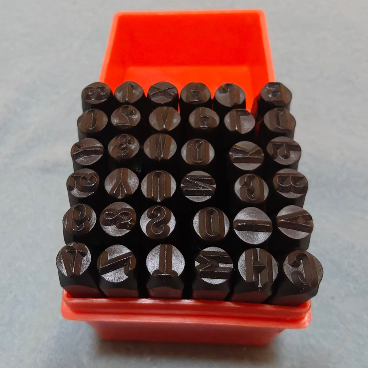 H00 - 36PCS Steel Number and Letter Stamp Punch Tool 6mm