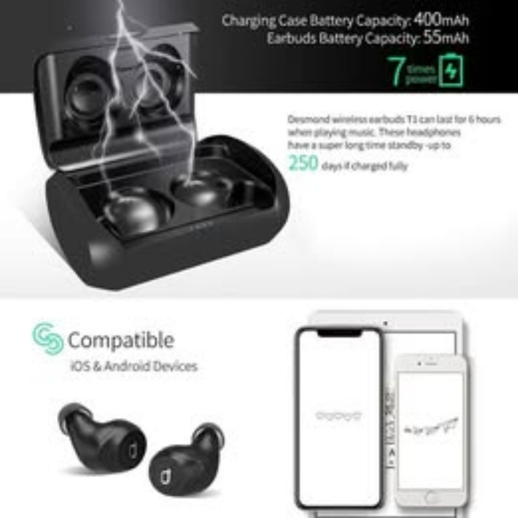 E0 - Desmond wireless earphones