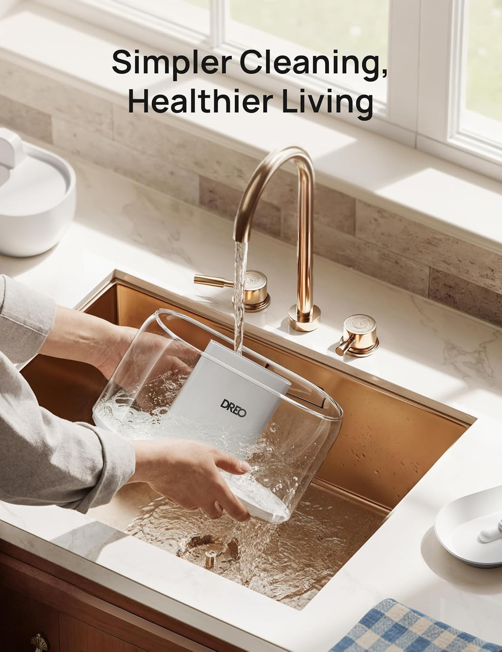 H12 - DREO Humidifiers for Bedroom, 4L Top Fill for Large Room, 36H Runtime [Ultra-Strong Mist Output] Quiet Cool Mist Air Humidifier for Baby Nursery, Plants, Indoor, Night Light, Easy to Clean