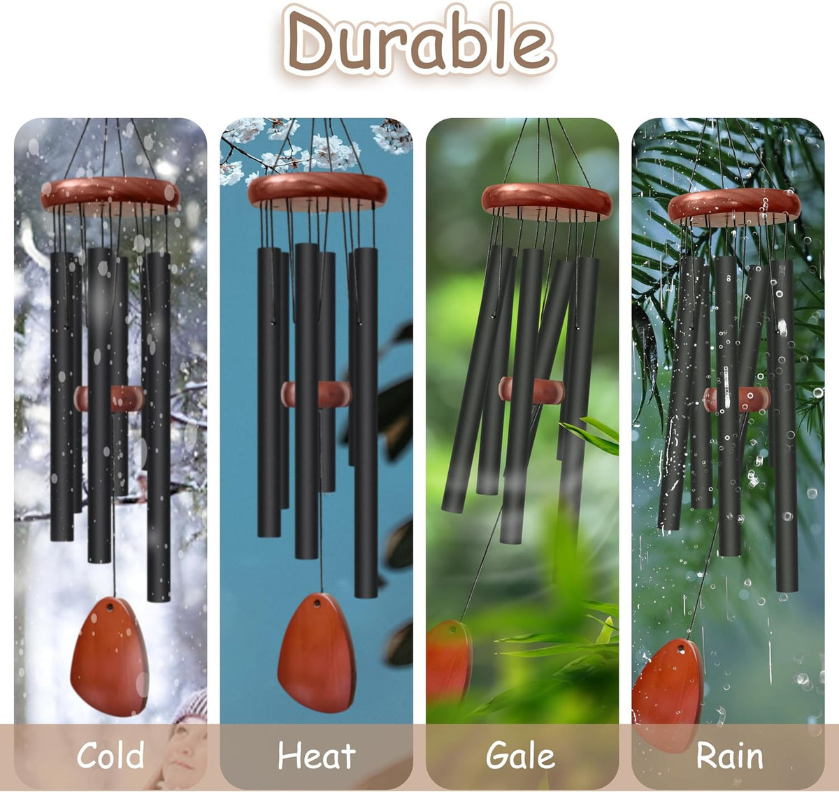 H21 - 28" Wind Chimes for Outside