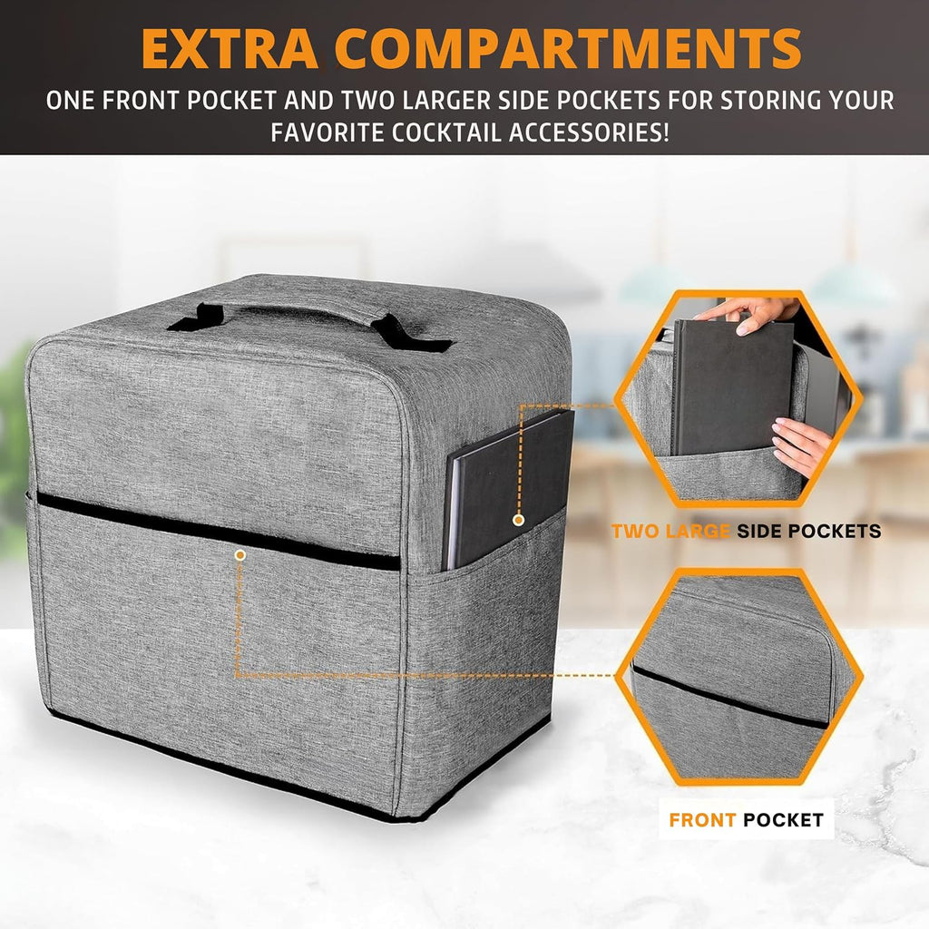 H22 - KSESTOR Bartesian Cover - Waterproof Dust Cover - 3 Pockets - Grey