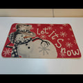H23 - Artoid Fashion Decorative Doormat Snowman "Let it Snow"