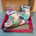 H29 - SULIFEEL Rainbow Unicorn Adjustable Inline Skates for Girls for Kids