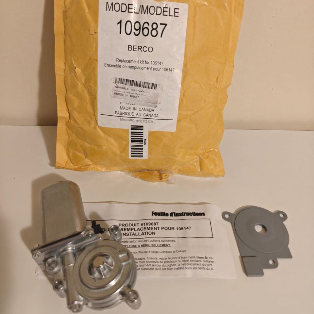 H2 - Bercomac Snowblower Chute Motor