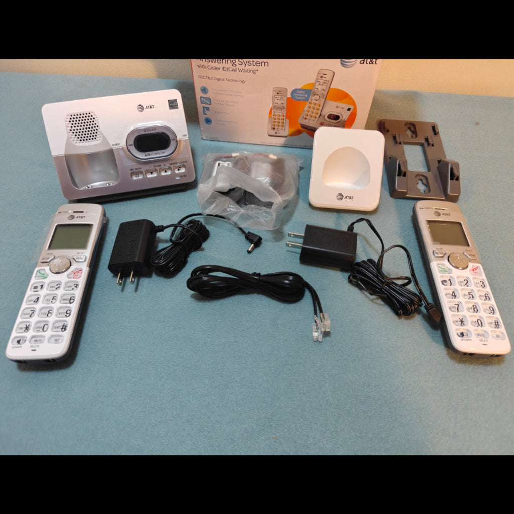 H30 - AT&T EL52203 2-Handsets Cordless Phone System with Answering System