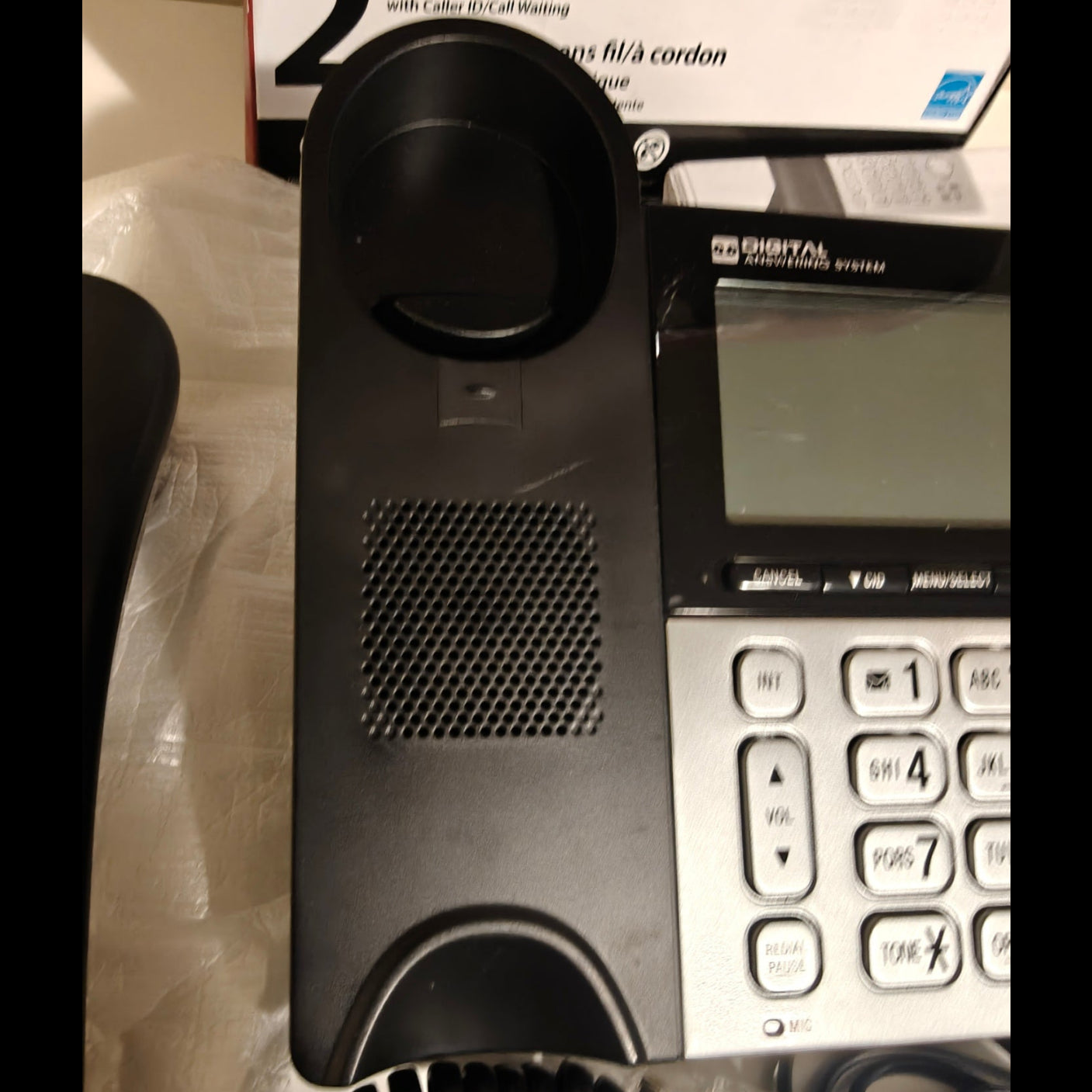 H3 - VTech CS6949-2 DECT 6.0 Corded/2-Cordless Telephone System, Black/Silver