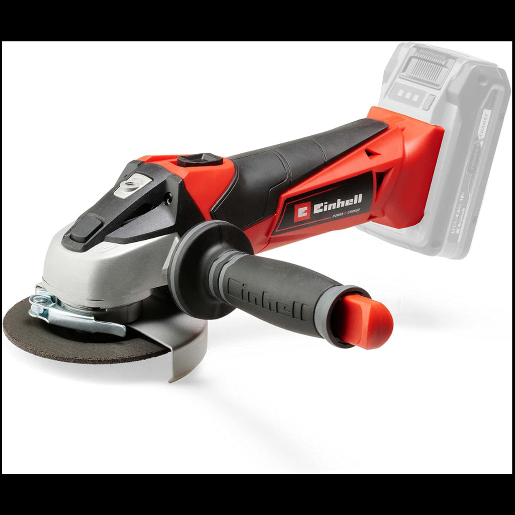 H7 - Einhell 4431122 Cordless 4-1/2" Angle Grinder TE-AG 18/115 Li-Solo Power X-Change (18V, 4-1/2" disc diameter, 1.1" cutting depth, soft start, without cutting disc.