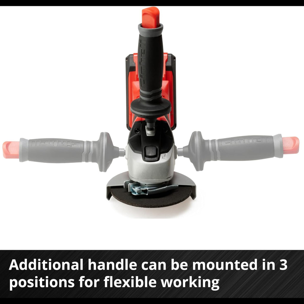 H7 - Einhell 4431122 Cordless 4-1/2" Angle Grinder TE-AG 18/115 Li-Solo Power X-Change (18V, 4-1/2" disc diameter, 1.1" cutting depth, soft start, without cutting disc.
