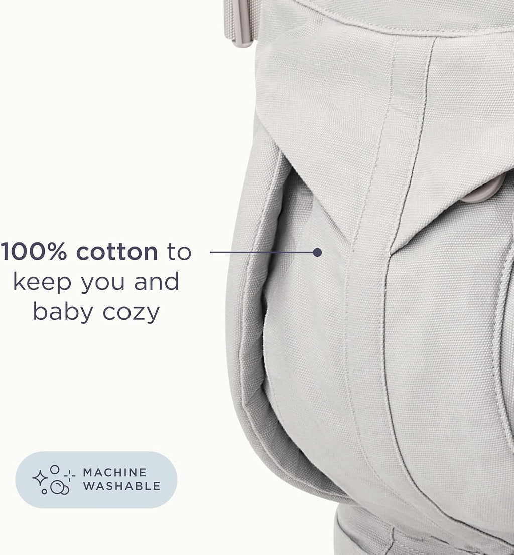 H9 - Ergobaby Omni Classic Baby Carrier for Newborn to Toddlers 0-48 Months | 4-Position 100% Premium Cotton Baby Carrier with Ergonomic Support, Fits 7-45 lbs, Pure Black