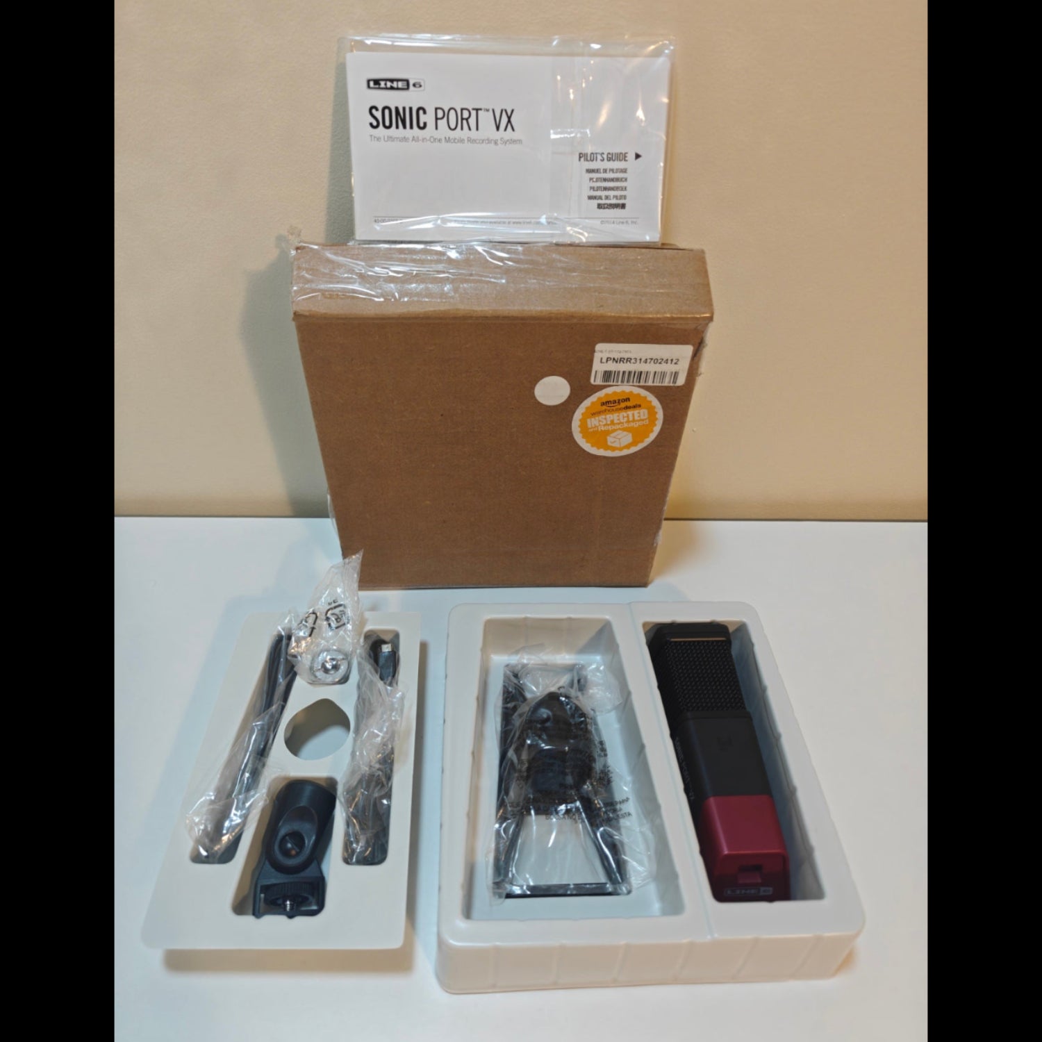 E3 - Line 6 99-072-0805 Sonic Port VX Audio I/O and Stereo Microphone