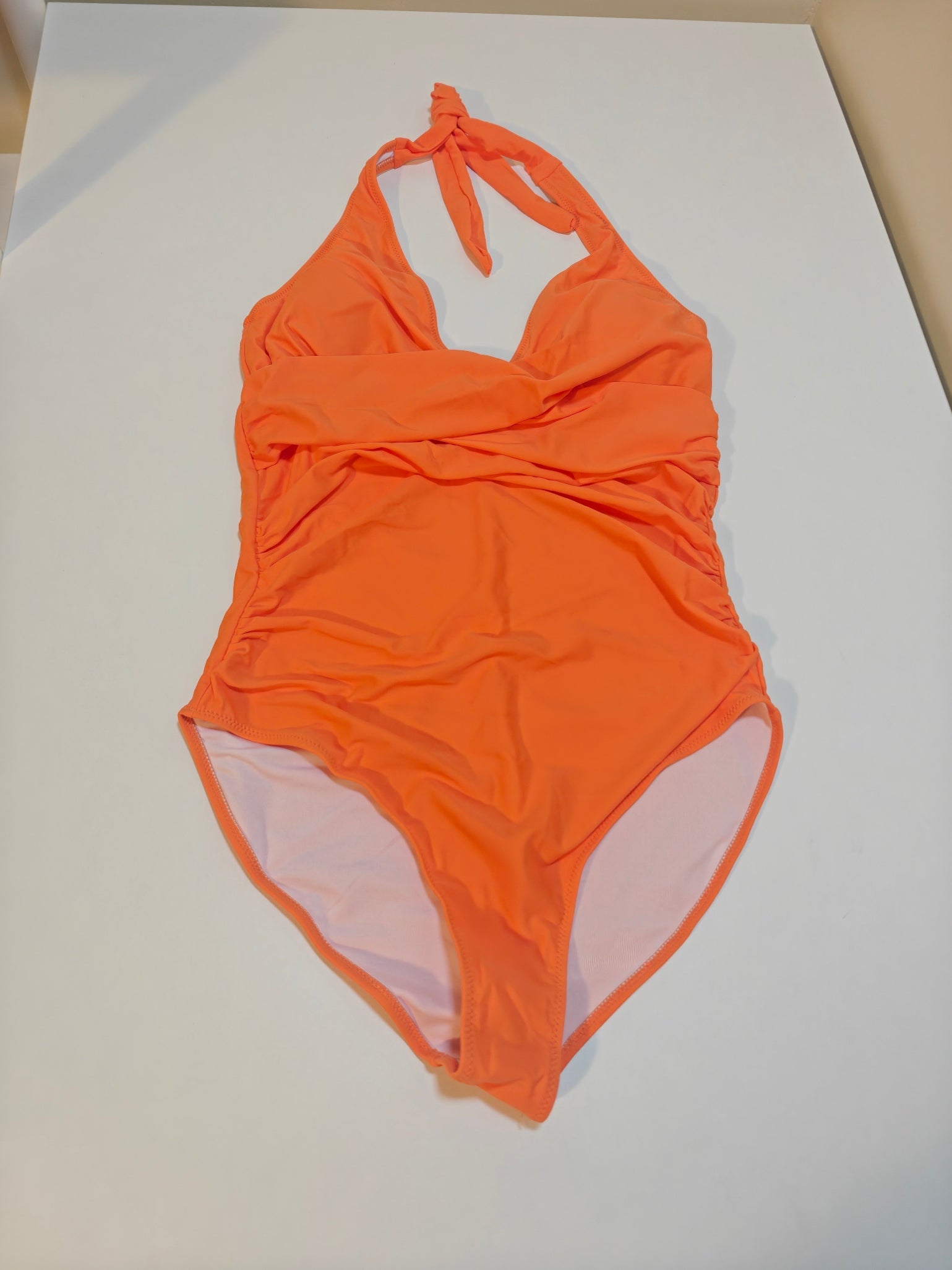 C47 - SUUKSESS Women Sexy Tummy Control One Piece Swimsuits Halter Push Up Bathing Suits