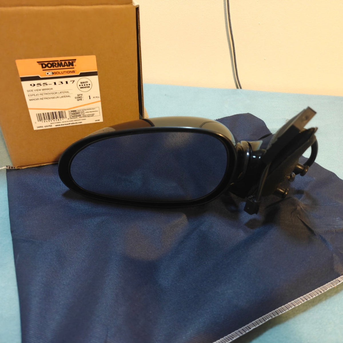 A72 - Dorman 955-1317 Driver Side Power Door Mirror - Folding Compatible with Select Buick Models