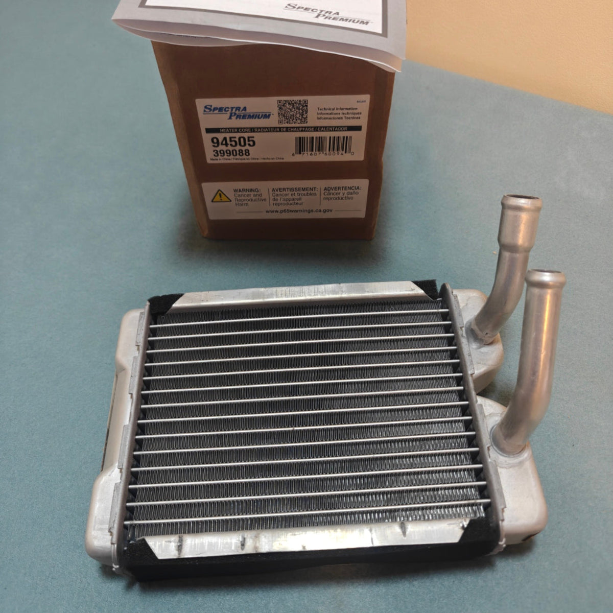 A110 - Spectra Premium 94505 Vehicle HVAC Heater Core Replacement