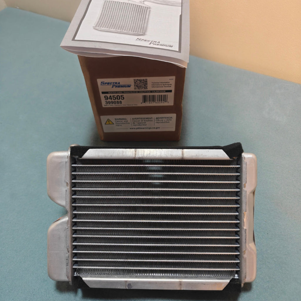 A110 - Spectra Premium 94505 Vehicle HVAC Heater Core Replacement