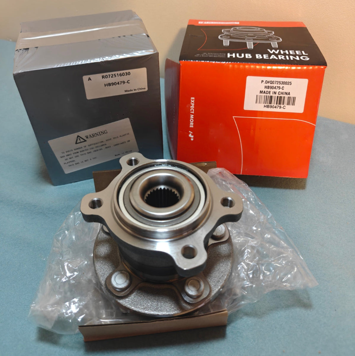 A115 - A-Premium 2 x Rear Wheel Bearing and Hub Assembly with 5-Lug for Ford and Lincoln